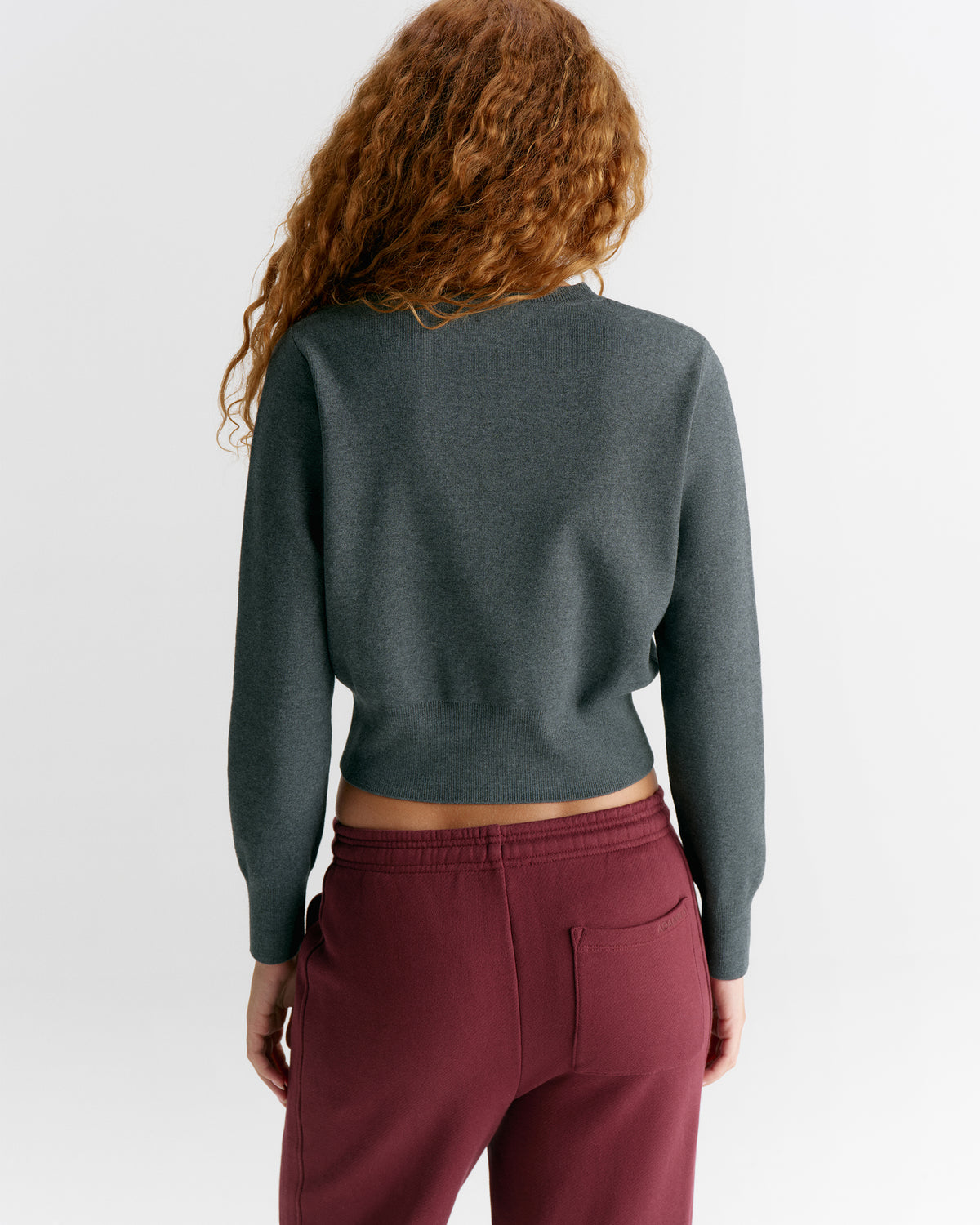 Knit Cardigan - Charcoal Grey